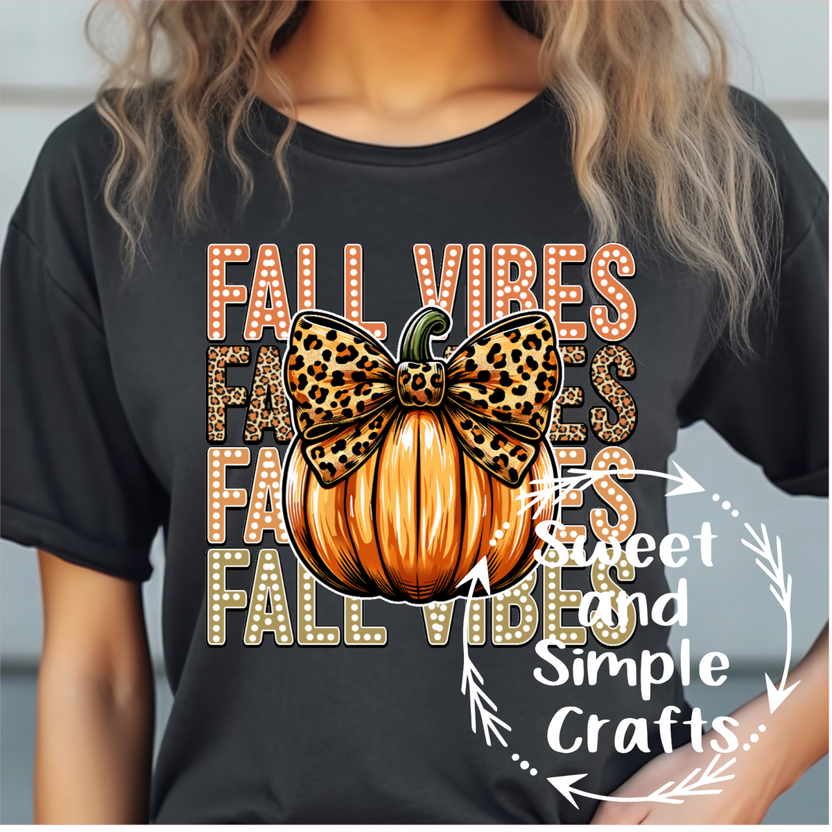 Fall vibes pumpkins T-shirt