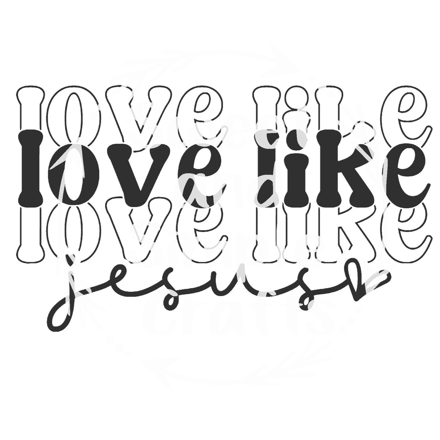 Love like Jesus T-shirt