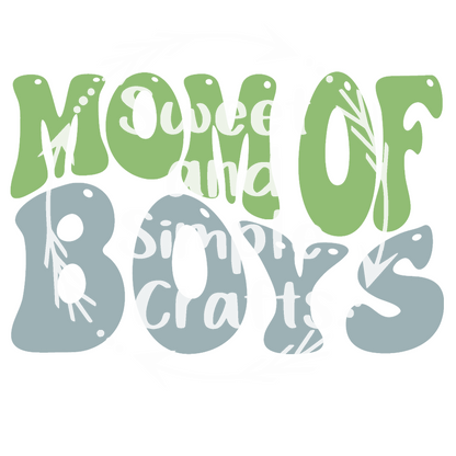 Mom of boys T-shirt