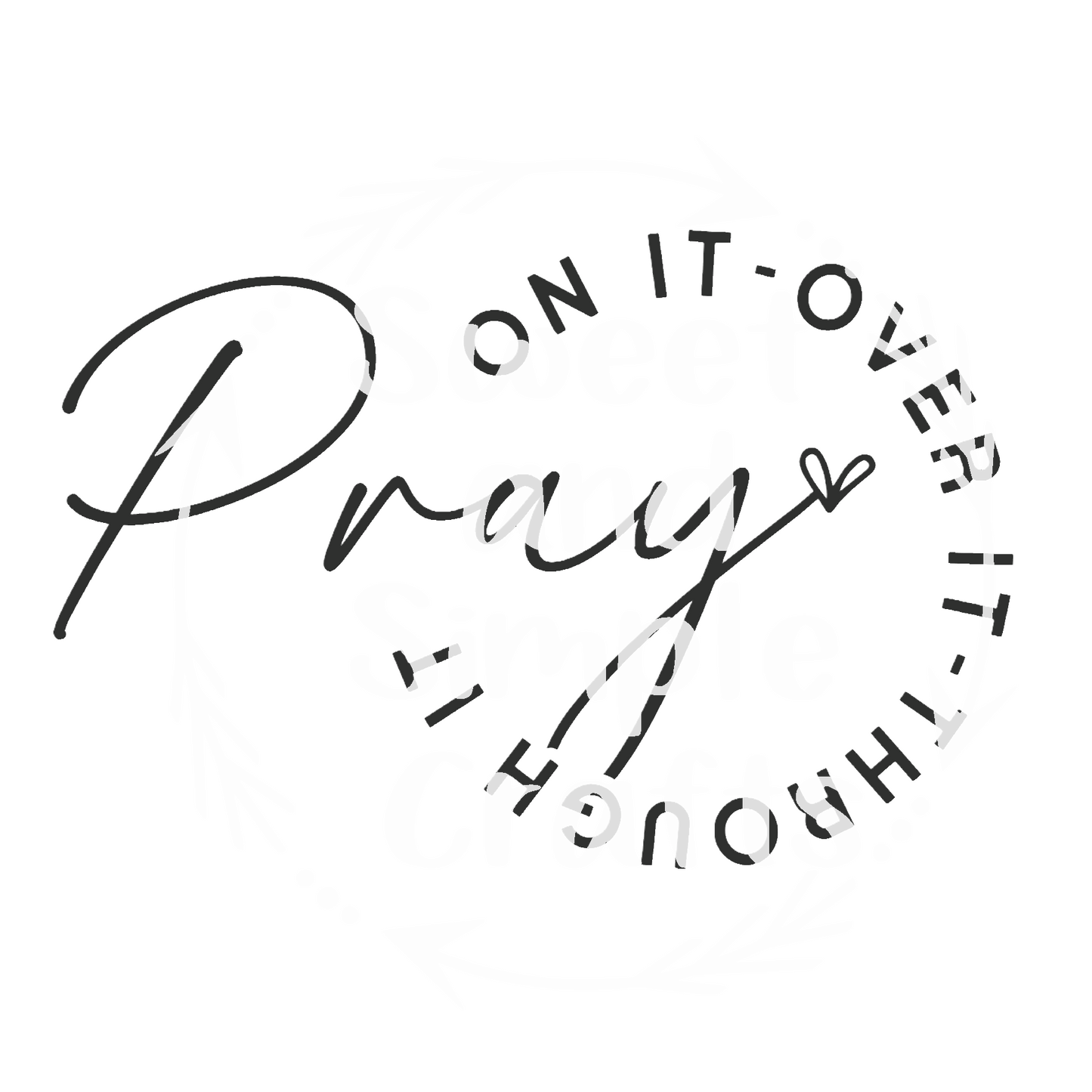 Pray on it T-shirt