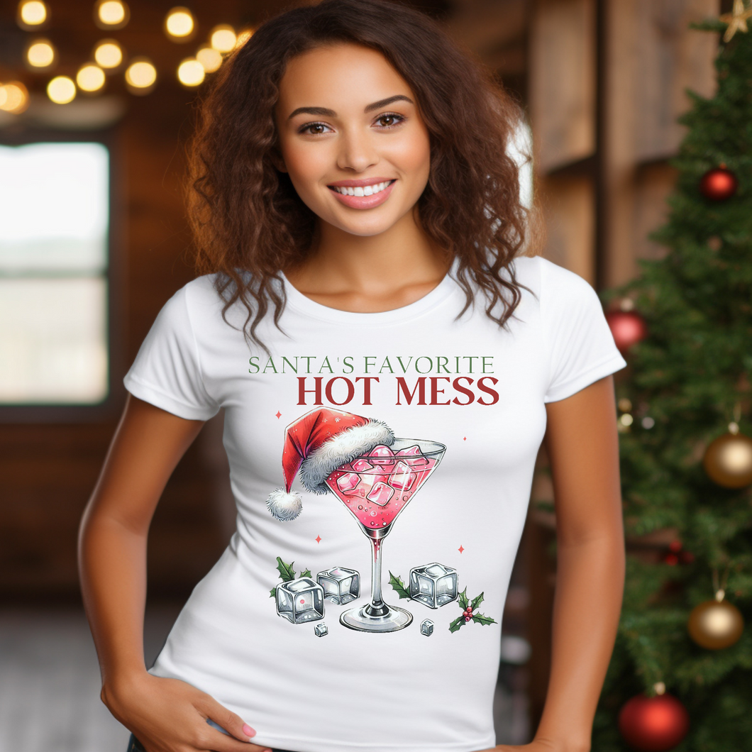 Santas favorite hot mess T-shirt