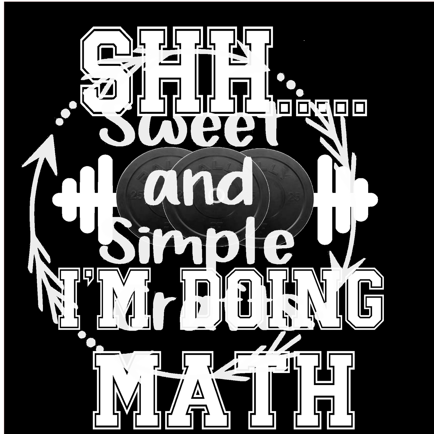 Shh I'm doing math T-shirt