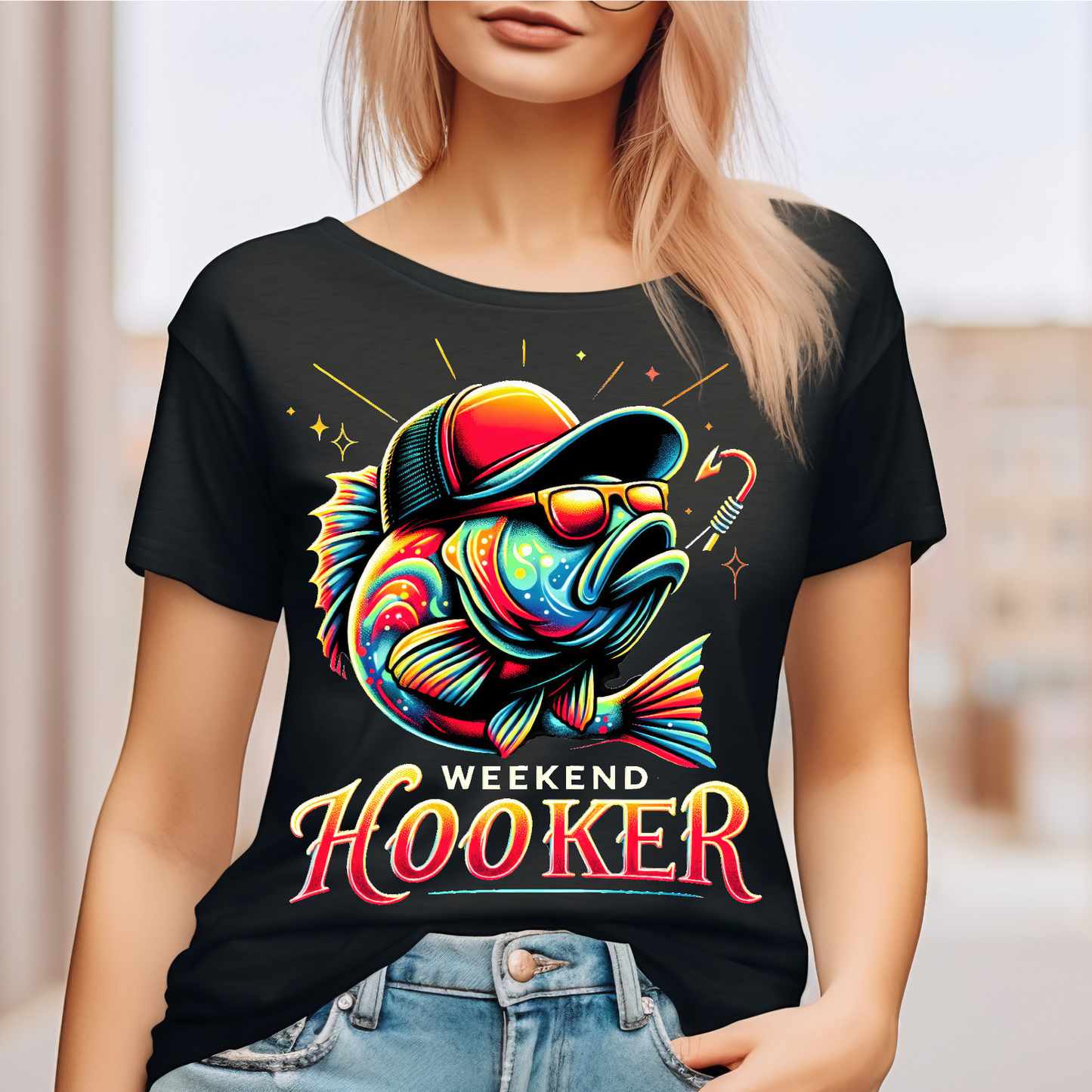 Weekend Hooker Adult Language T-shirt