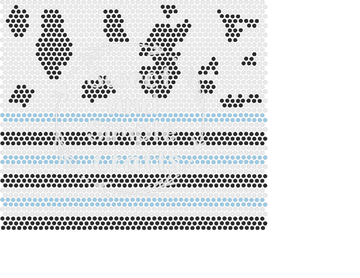 Cow Rhinestone Template Cow and Stripe Rhinestone Template SS20 – Sweet and Simple Crafts