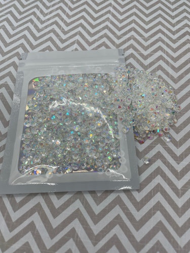 Clear AB Jelly Resin Rhinestones