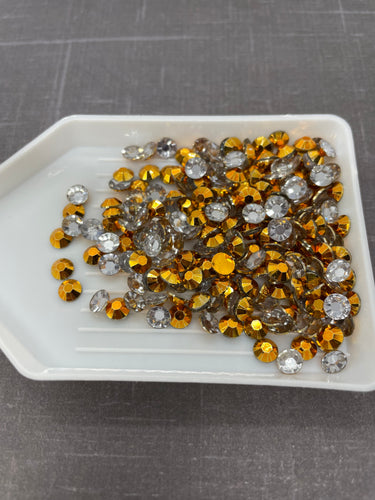 Marigold (Fools Gold) Jelly Resin Rhinestone