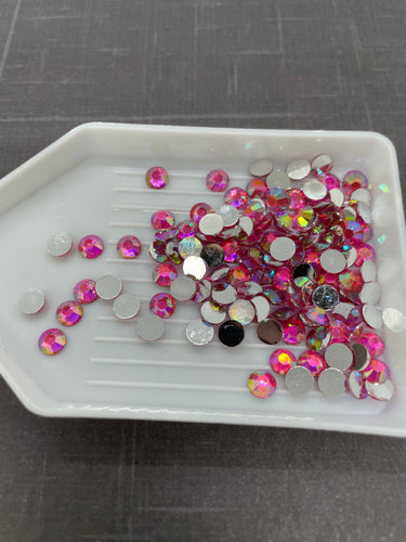 Zinnia (lt rose ab) Jelly Resin Rhinestone