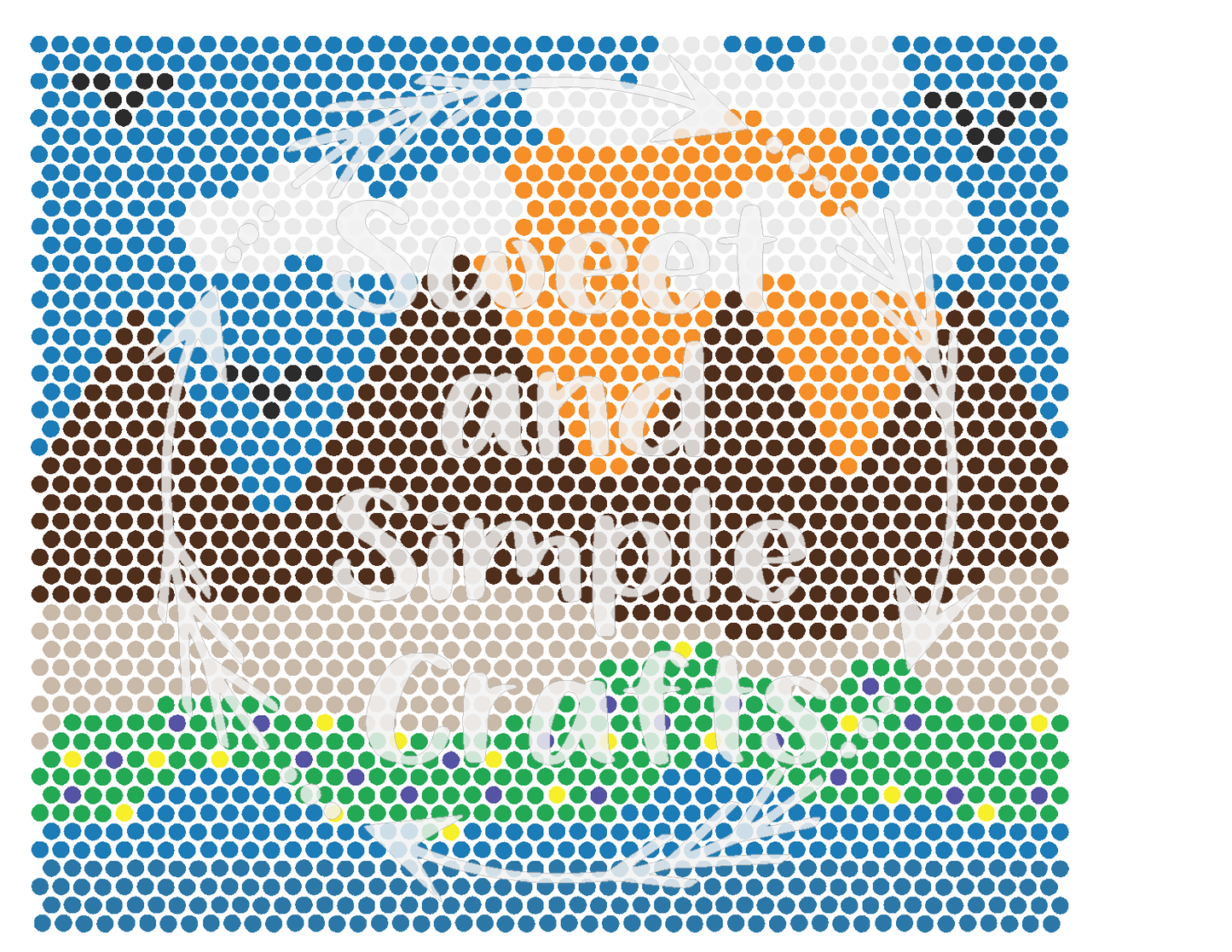 Mountain Sunrise Rhinestone Template SS20