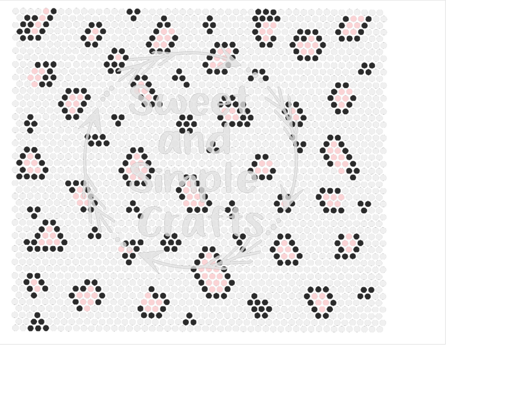 Leopard Cursor White and Pink Leopard Rhinestone Template SS20 – Sweet and Simple Crafts